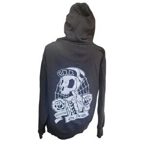 P.O.D. Payable On Death Black Full Zip Hoodie Metal Rock Band Alternative Size M